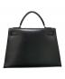 HERMES (エルメス) ケリー32 外縫い ブラック×ゴールド金具 サイズ:32：800000円
