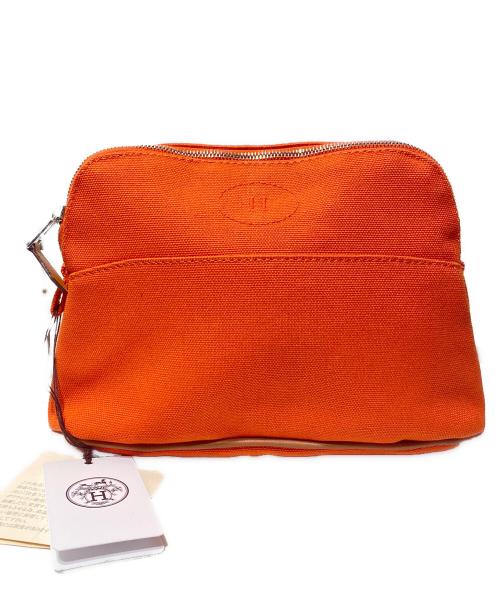 HERMES（エルメス）HERMES (エルメス) ポリード20 ポーチ オレンジの古着・服飾アイテム
