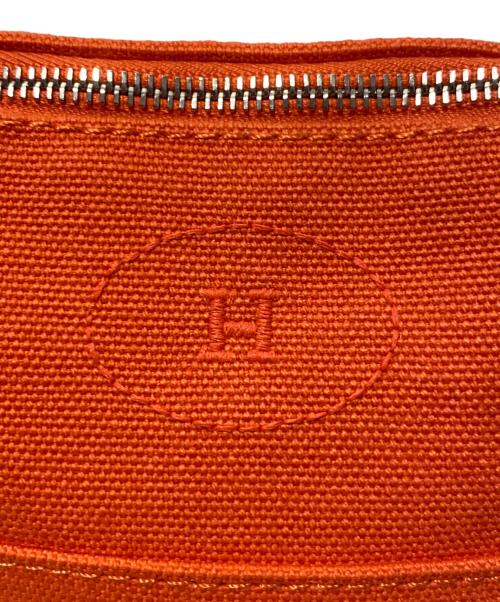 HERMES（エルメス）HERMES (エルメス) ポリード20 ポーチ オレンジの古着・服飾アイテム