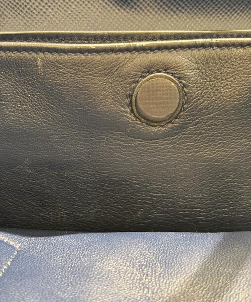 PRADA（プラダ）PRADA (プラダ) ドゥーブレ トートバッグ ベージュ×ブルーの古着・服飾アイテム