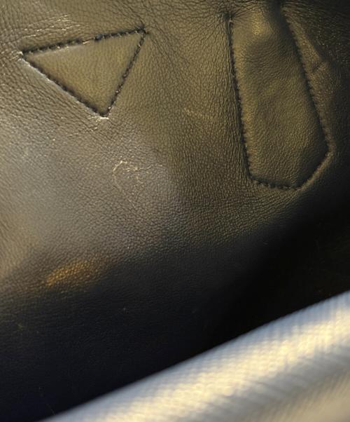 PRADA（プラダ）PRADA (プラダ) ドゥーブレ トートバッグ ベージュ×ブルーの古着・服飾アイテム