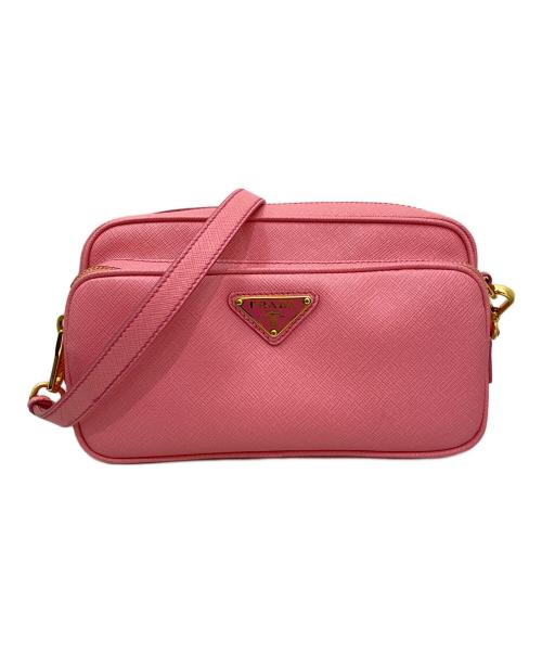 PRADA（プラダ）PRADA (プラダ) ミニショルダーバッグ ピンクの古着・服飾アイテム