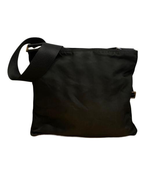 PRADA（プラダ）PRADA (プラダ) ナイロンショルダーバッグ ブラックの古着・服飾アイテム