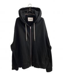 JIL SANDER（ジルサンダー）の古着「ジップパーカー」｜ブラック