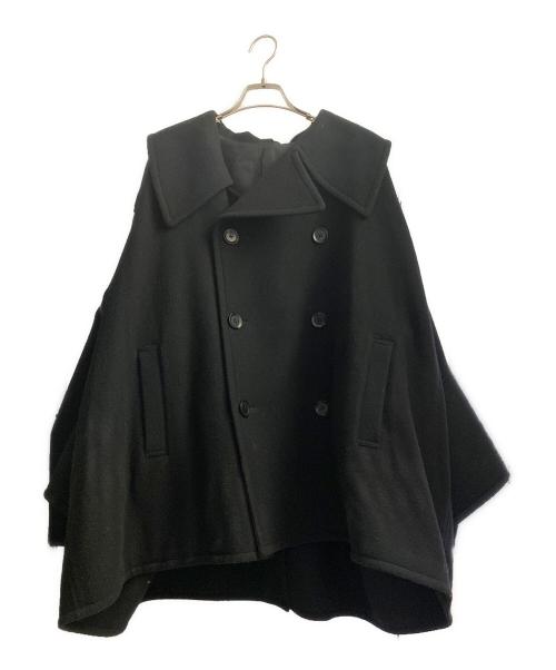 GROUND Y（グラウンドワイ）GROUND Y (グラウンドワイ) ウールPコート ブラック サイズ:1の古着・服飾アイテム