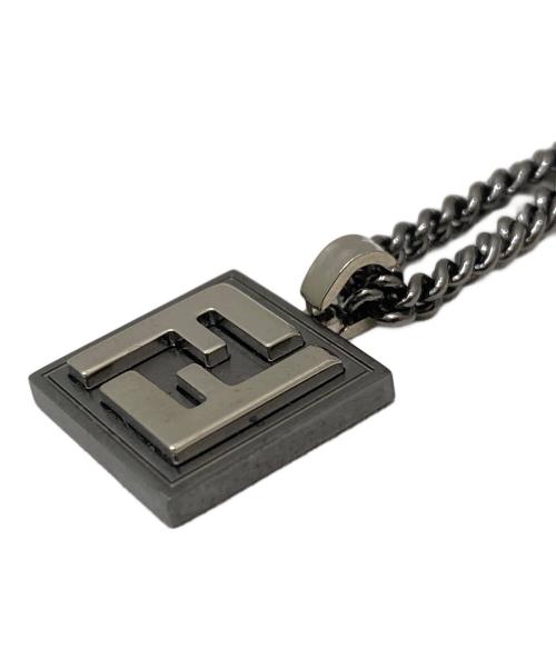 FENDI（フェンディ）FENDI (フェンディ) FFロゴ ネックレス シルバーの古着・服飾アイテム