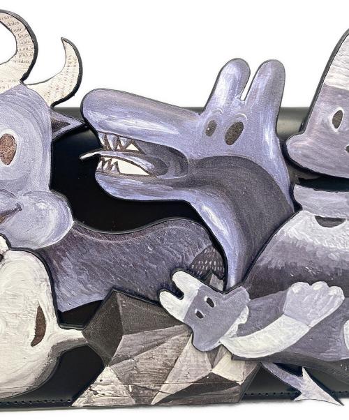 UNDERCOVER（アンダーカバー）UNDERCOVER (アンダーカバー) チェーンレザーバッグ ブラックの古着・服飾アイテム