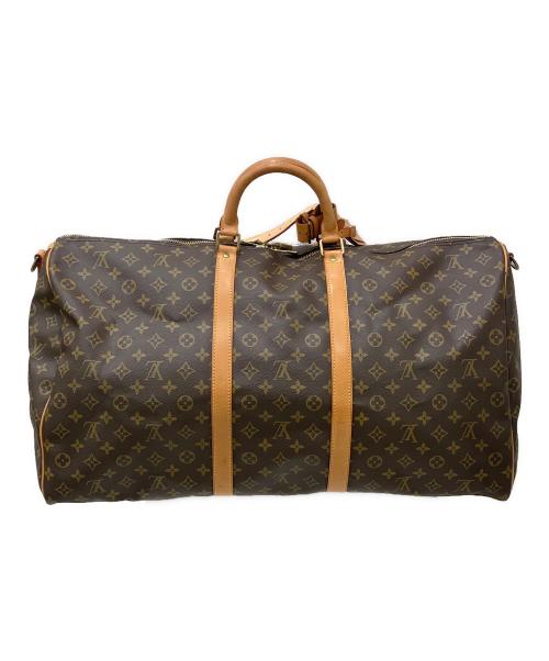 LOUIS VUITTON（ルイ ヴィトン）LOUIS VUITTON (ルイ ヴィトン) キーポル・バンドリエール60 ブラウン サイズ:60の古着・服飾アイテム
