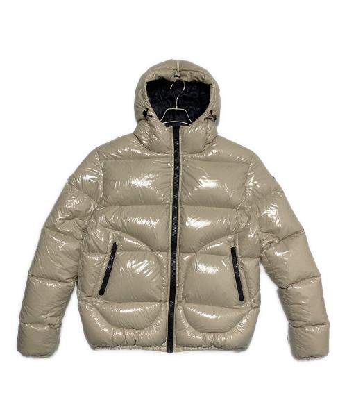 HERNO（ヘルノ）HERNO (ヘルノ) Gloss Bomber/フーデッドダウンジャケット ベージュ サイズ:52の古着・服飾アイテム