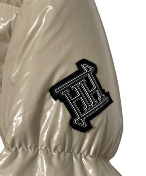 HERNO（ヘルノ）HERNO (ヘルノ) Gloss Bomber/フーデッドダウンジャケット ベージュ サイズ:52の古着・服飾アイテム