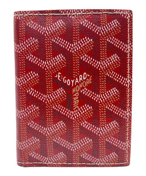 GOYARD（ゴヤール）GOYARD (ゴヤール) カードケース レッドの古着・服飾アイテム