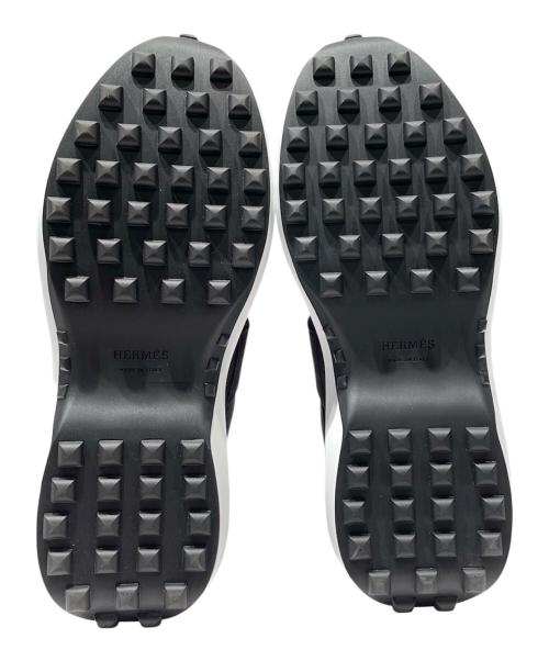 HERMES（エルメス）HERMES (エルメス) ループローカットスニーカー ブラック サイズ:SIZE37の古着・服飾アイテム