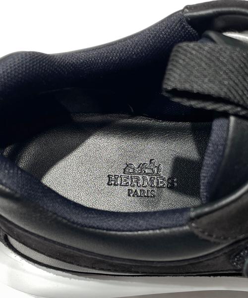 HERMES（エルメス）HERMES (エルメス) ループローカットスニーカー ブラック サイズ:SIZE37の古着・服飾アイテム