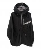 LOUIS VUITTONルイ ヴィトン）の古着「テクニカルリップストップパーカ」｜ブラック