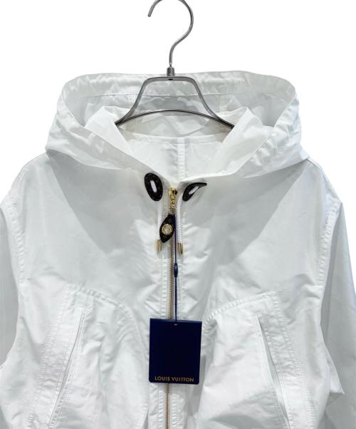 LOUIS VUITTON（ルイ ヴィトン）LOUIS VUITTON (ルイ ヴィトン) フーデッドモノグラムパーカ ホワイト サイズ:34 未使用品の古着・服飾アイテム
