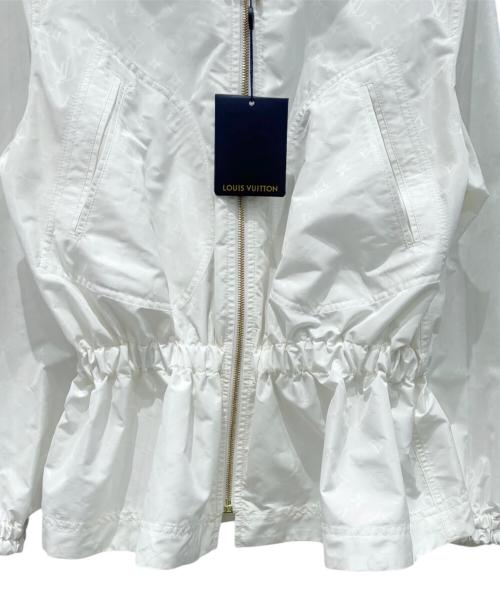 LOUIS VUITTON（ルイ ヴィトン）LOUIS VUITTON (ルイ ヴィトン) フーデッドモノグラムパーカ ホワイト サイズ:34 未使用品の古着・服飾アイテム