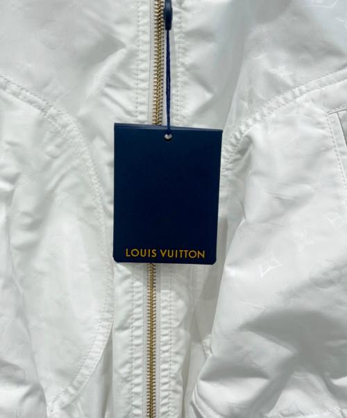 LOUIS VUITTON（ルイ ヴィトン）LOUIS VUITTON (ルイ ヴィトン) フーデッドモノグラムパーカ ホワイト サイズ:34 未使用品の古着・服飾アイテム