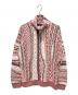 LOUIS VUITTON（ルイ ヴィトン）の古着「25AW 総柄ハーフジップニット」｜ピンク