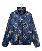 LOUIS VUITTONルイ ヴィトン）の古着「25AW プリントモノグラム ウインドブレーカー」｜ブルー