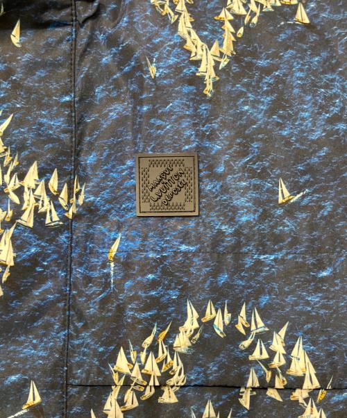 LOUIS VUITTON（ルイ ヴィトン）LOUIS VUITTON (ルイ ヴィトン) 25AW プリントモノグラム ウインドブレーカー ブルー サイズ:50の古着・服飾アイテム