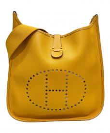 HERMESエルメス）の古着「エブリン GM」｜イエロー系×ゴールド金具