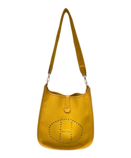 HERMES（エルメス）HERMES (エルメス) エブリン GM イエロー系×ゴールド金具 サイズ:GMの古着・服飾アイテム