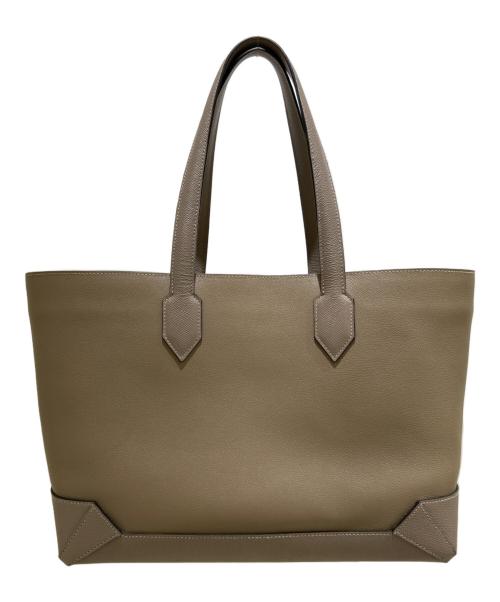 HERMES（エルメス）HERMES (エルメス) マキシボックスカバス35/トートバッグ/ヴォーエプソン/A刻印 グレー系 サイズ:35の古着・服飾アイテム