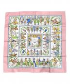 HERMESエルメス）の古着「カレ90」｜ピンク