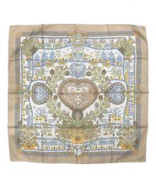 HERMES（エルメス）の古着「カレ90」｜ベージュ