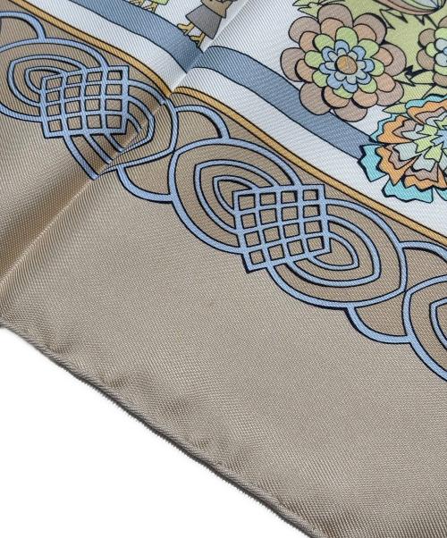 HERMES（エルメス）HERMES (エルメス) カレ90 ベージュ サイズ:90の古着・服飾アイテム