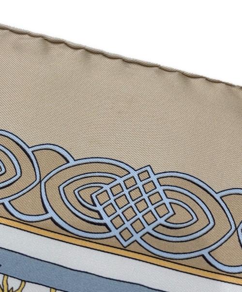 HERMES（エルメス）HERMES (エルメス) カレ90 ベージュ サイズ:90の古着・服飾アイテム