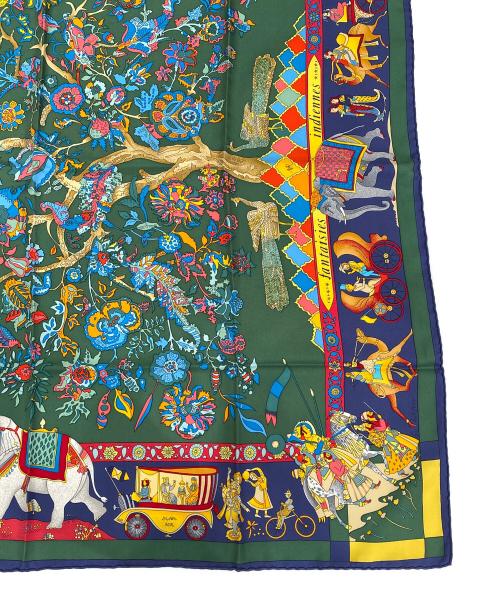 HERMES（エルメス）HERMES (エルメス) カレ90 グリーン サイズ:90の古着・服飾アイテム