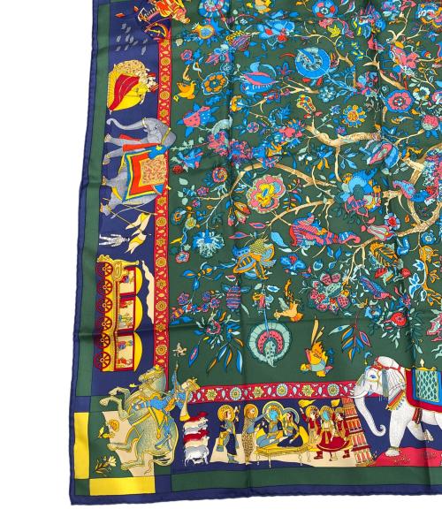 HERMES（エルメス）HERMES (エルメス) カレ90 グリーン サイズ:90の古着・服飾アイテム