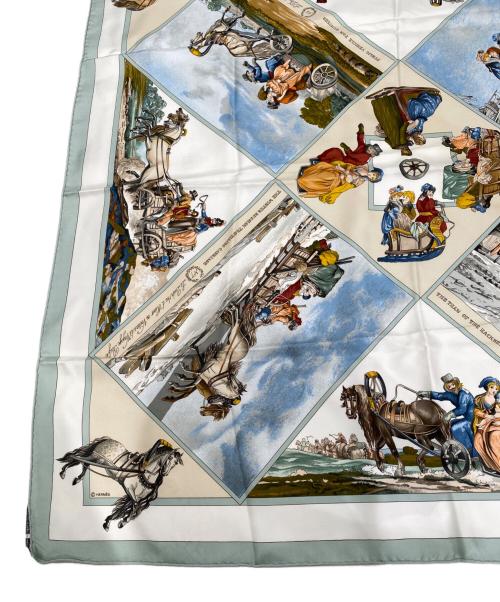 HERMES（エルメス）HERMES (エルメス) カレ90 ベージュ サイズ:90の古着・服飾アイテム