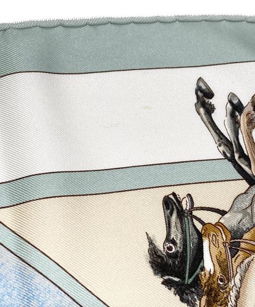 HERMES（エルメス）HERMES (エルメス) カレ90 ベージュ サイズ:90の古着・服飾アイテム