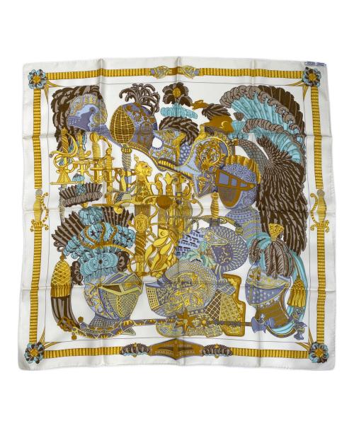 HERMES（エルメス）HERMES (エルメス) カレ90 イエロー サイズ:90の古着・服飾アイテム