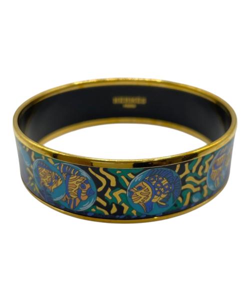 HERMES（エルメス）HERMES (エルメス) エマイユGM/バングル ブルー サイズ:GMの古着・服飾アイテム