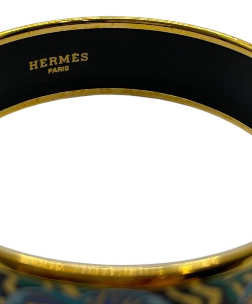 HERMES（エルメス）HERMES (エルメス) エマイユGM/バングル ブルー サイズ:GMの古着・服飾アイテム