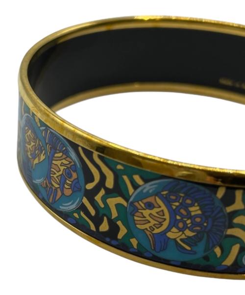 HERMES（エルメス）HERMES (エルメス) エマイユGM/バングル ブルー サイズ:GMの古着・服飾アイテム