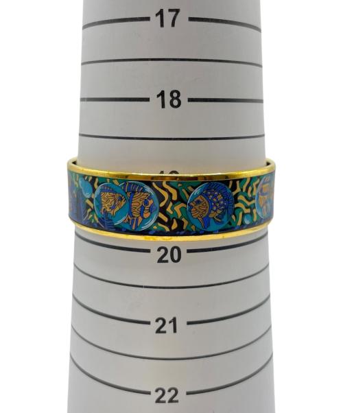 HERMES（エルメス）HERMES (エルメス) エマイユGM/バングル ブルー サイズ:GMの古着・服飾アイテム