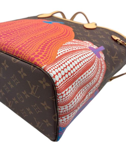 LOUIS VUITTON（ルイ ヴィトン）LOUIS VUITTON (ルイ ヴィトン) 草間彌生 (クサマヤヨイ) LV×YK モノグラム パンプキン ネヴァーフルMM M46468 ブラウン サイズ:MMの古着・服飾アイテム