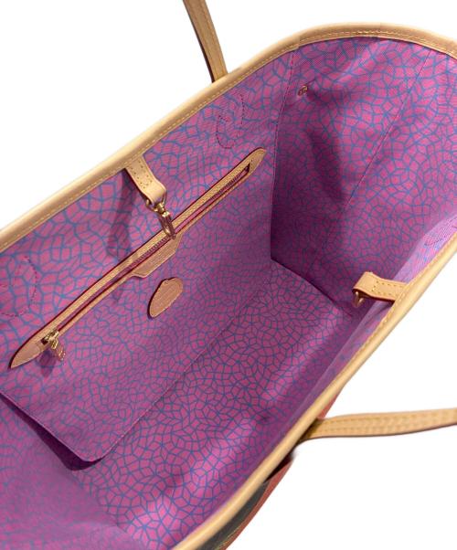 LOUIS VUITTON（ルイ ヴィトン）LOUIS VUITTON (ルイ ヴィトン) 草間彌生 (クサマヤヨイ) LV×YK モノグラム パンプキン ネヴァーフルMM M46468 ブラウン サイズ:MMの古着・服飾アイテム