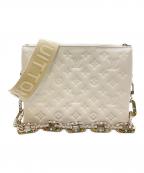 LOUIS VUITTON×草間彌生ルイ ヴィトン×クサマヤヨイ）の古着「クッサンPM/コラボ2WAYバッグ」｜ホワイト