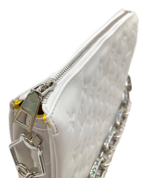 LOUIS VUITTON（ルイ ヴィトン）LOUIS VUITTON (ルイ ヴィトン) 草間彌生 (クサマヤヨイ) クッサンPM/コラボ2WAYバッグ ホワイト サイズ:PMの古着・服飾アイテム