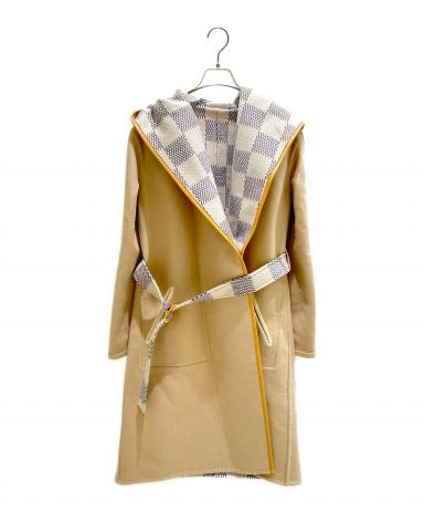 美品 希少サイズ フーデッドラップコート 中古・古着通販】LOUIS VUITTON (ルイ ヴィトン) リバーシブル