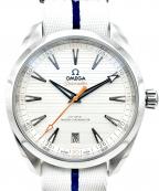 OMEGAオメガ）の古着「Seamaster Aqua Terra Co-Axial Master Chronometer Golf Edition シーマスター アクアテラ コーアクシャル マスター クロノメーター ゴルフエディション Ref.220.12.41.21.02.003 ホワイト文字盤」｜白文字盤