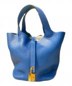 HERMESエルメス）の古着「ピコタンロックPM ハンドバッグ」｜ブルー系