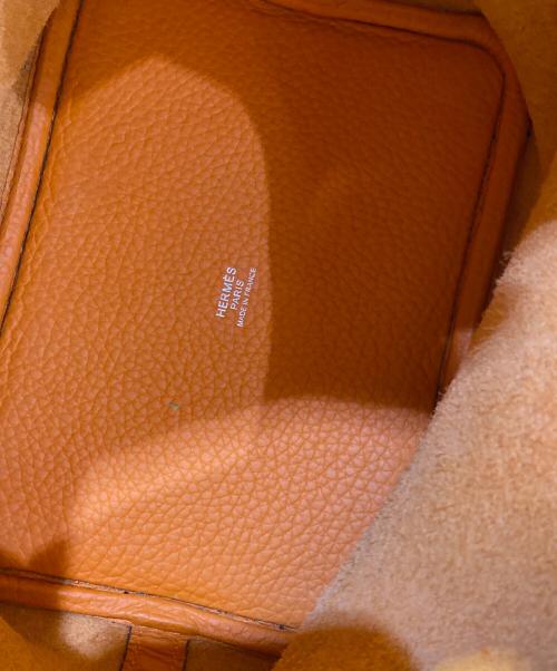 HERMES（エルメス）HERMES (エルメス) ピコタンロックPM ハンドバッグ オレンジ系 サイズ:PMの古着・服飾アイテム
