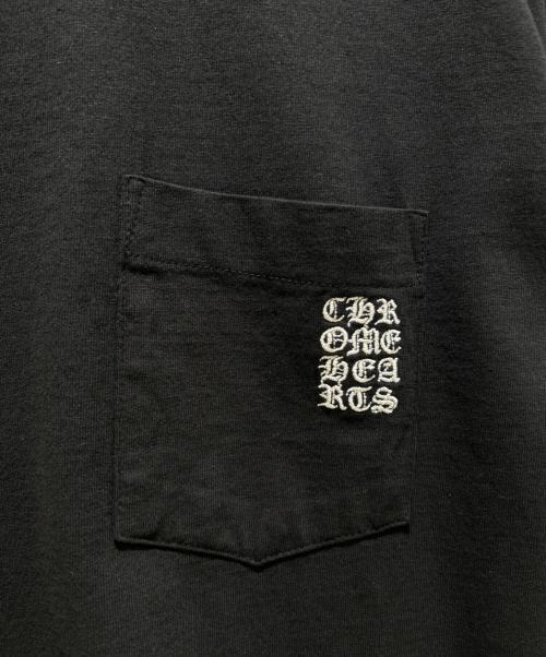 CHROME HEARTS（クロムハーツ）CHROME HEARTS (クロムハーツ) GRP Y NOT M light work T-Shirt/GRP Y NOT M ライトワーク Tシャツ/039-074109/半袖カットソー/半袖Tシャツ ブラック サイズ:Lの古着・服飾アイテム