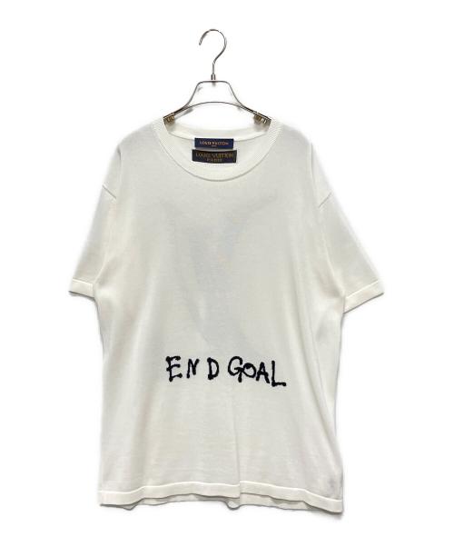 LOUIS VUITTON（ルイ ヴィトン）LOUIS VUITTON (ルイ ヴィトン) End Goal Knit Tee ホワイト サイズ:Lの古着・服飾アイテム